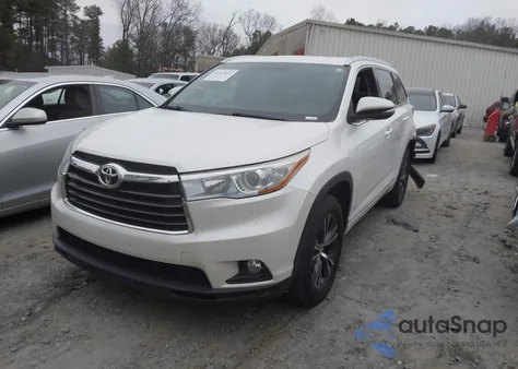 2016 Toyota Highlander Xle V6 из США, поврежденный, VIN 5TDKKRFH3GS179713